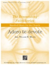 Adoro Te Devote Handbell sheet music cover